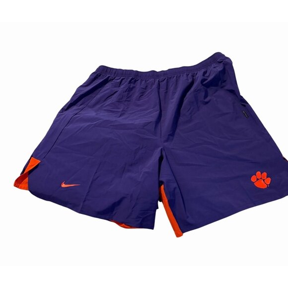 Clemson Tigers Nike Flex Dri-Fit Mens On Field Shorts w/pockets - NEW! Size 3XL - Picture 2 of 7